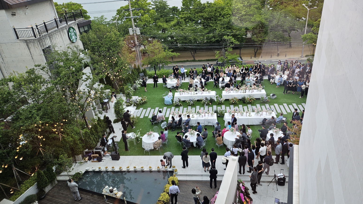 대구 수성못 야외웨딩홀 륜웨딩 외관