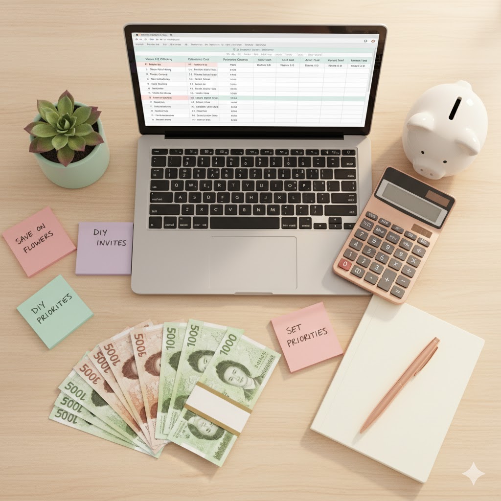 결혼 비용 항목별 예산 계획표와 계산기