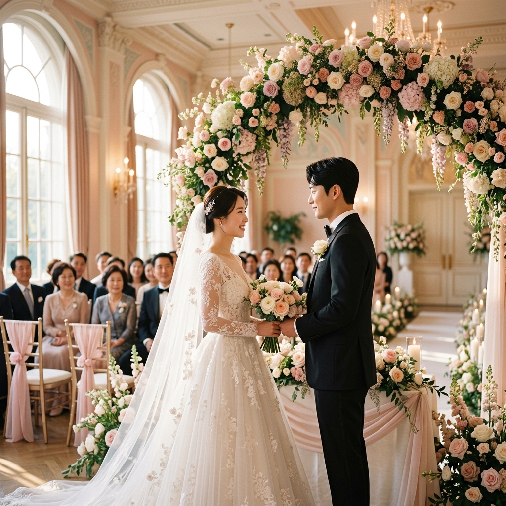 결혼식 본식 진행 모습